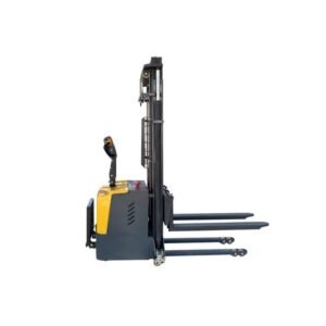 MIWO CDD15 CDD20 stand-on electric pallet stacker white background product image
