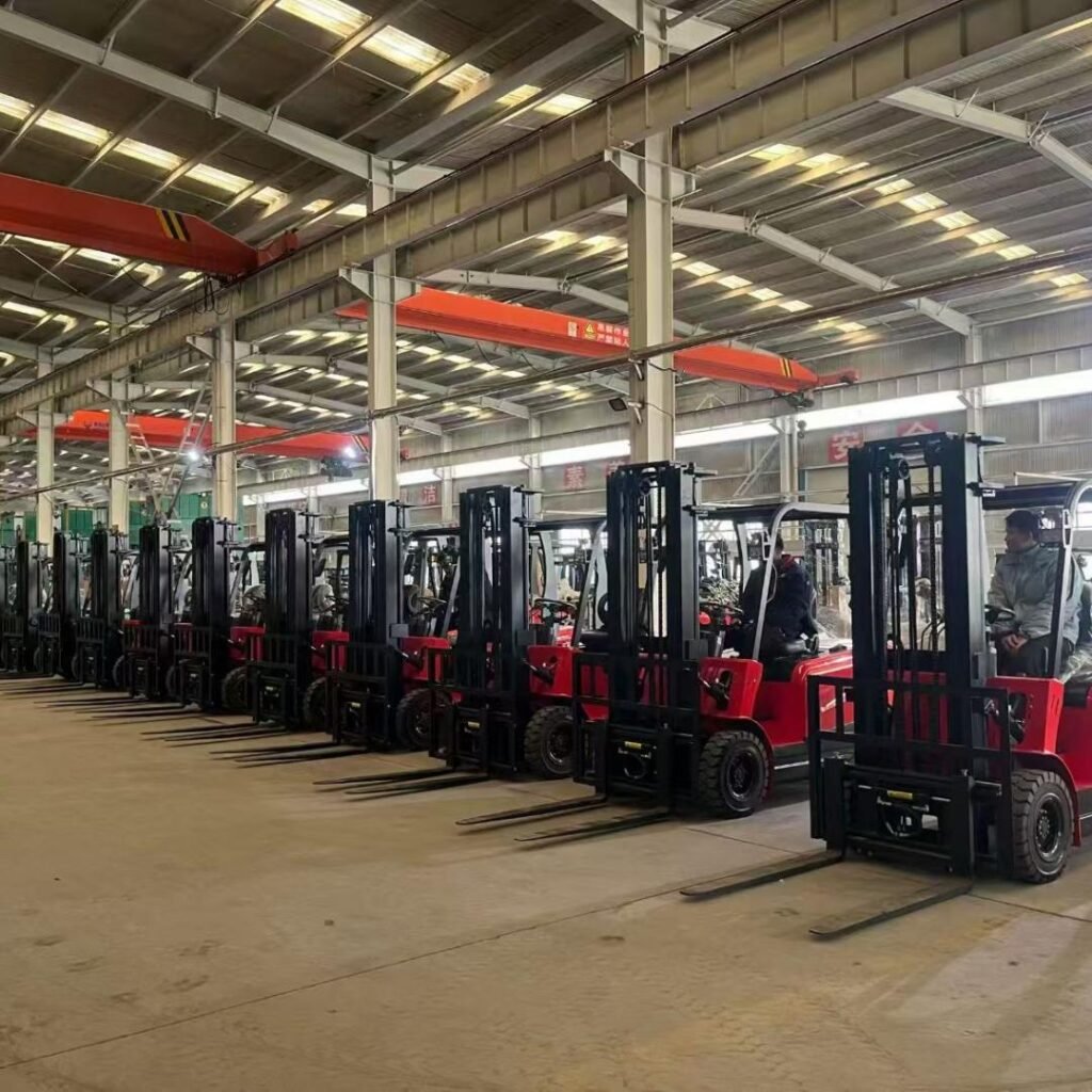 MIWO factory production line of electric forklifts for OEM customization